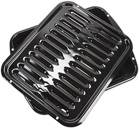 Whirlpool 4396923 Genuine OEM Broiler Pan, Premium Oven Broiling Pan