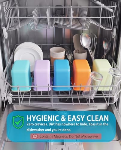 Reusable Silicone Food Storage Bags, No Harsh Smells, 6-Cup / 50 oz