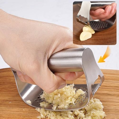 2026 New Stainless Steel Garlic Press Rocker (B)