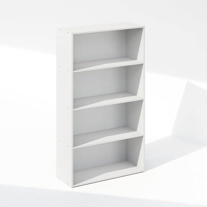 Furinno Reed Closet Organizers and Storage, 4-Tier Closet Organizer, Open Shelf - Image 3