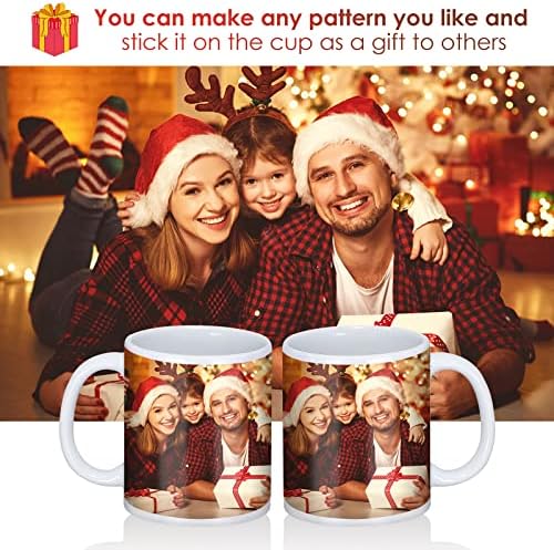 Sublimation Mugs, 12Pcs Coffee Mugs Blank White Ceramic Coffee Mug Set