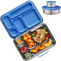 AOHEA Stainless Steel Bento Box Kids, Kids Metal Bento Lunch Box BPA