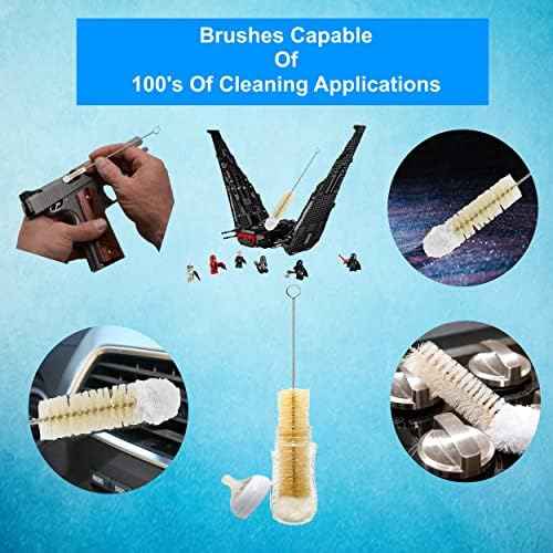 Bendable Bottle Brush Set, Soft Bristles, Narrow Spaces