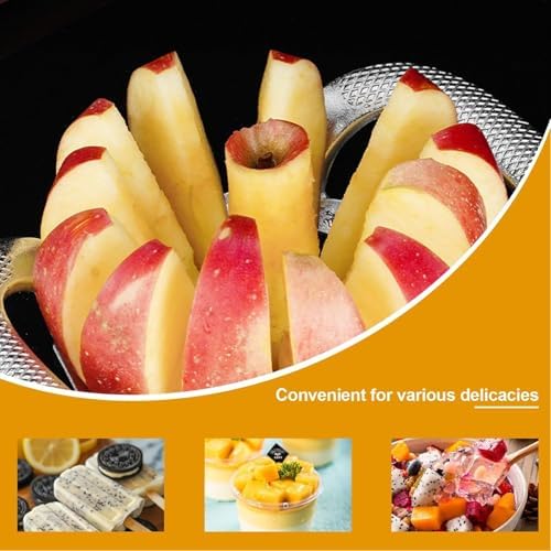 Zinc Alloy Apple Cutter, 7.87"x3.94"x1.18" (Black 12)