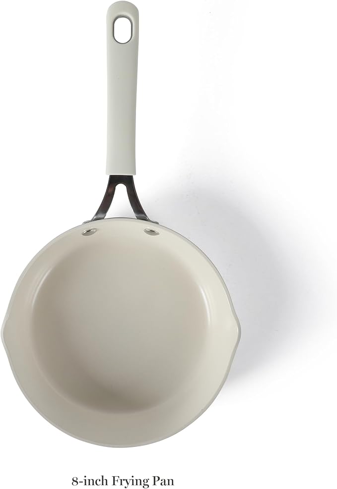 Martha Stewart Heathland 8 Inch Aluminum Fry Pan Cookware Non-Toxic Premium - Image 3