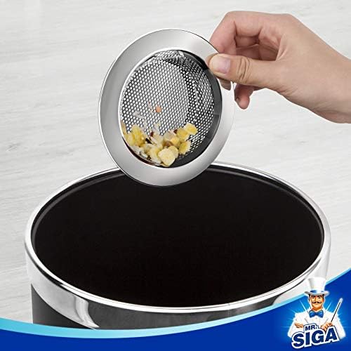MR.SIGA Stainless Steel Kitchen Sink Strainer, 3 Pack