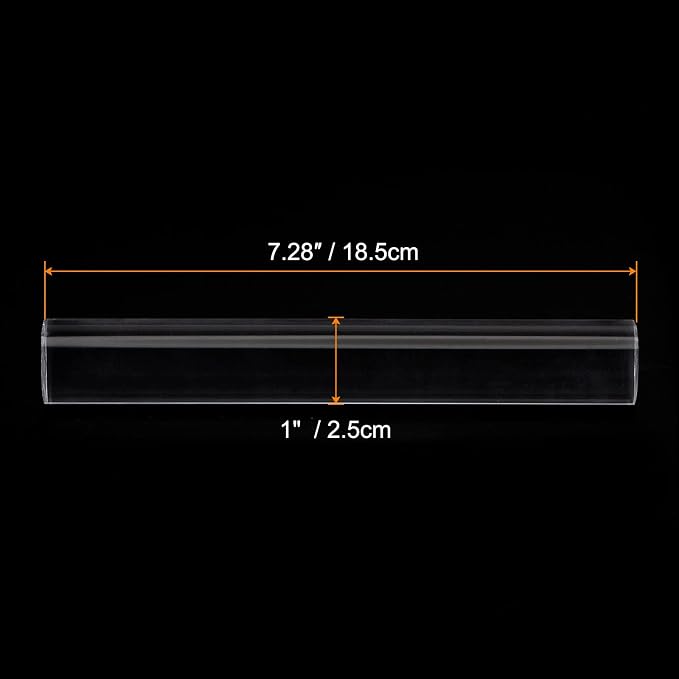 HARFINGTON Acrylic Clay Roller 7.28 Inch x 1 Inch Solid Non-Stick Plastic Round - Image 2
