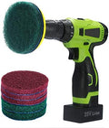 4 Inch Drill-Powered Tile Scrubber Cleaning Kit