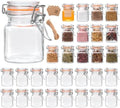 4 oz Glass Jars With Airtight Lids And Leak Proof Rubber Gasket,Small
