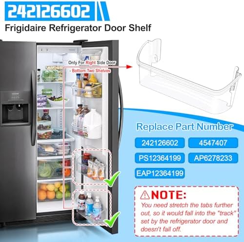 ALVAR 242126602 Refrigerator Door Bin for Frigidaire Door Shelf