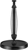 Paper Towel Holder Countertop, One-Handed Tear, Stainless Steel, Weighted Base by SWAITEE