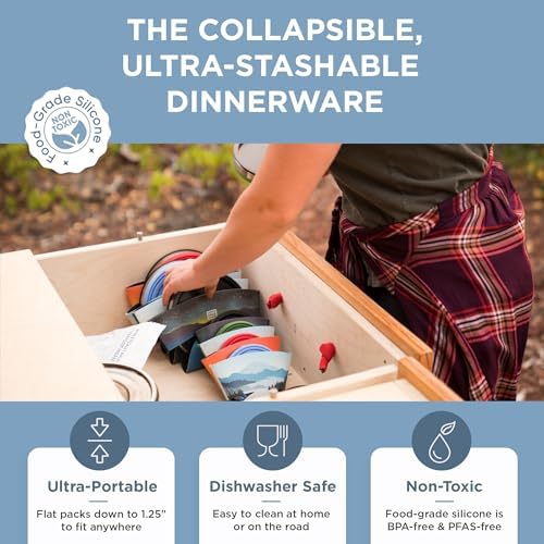 HYDAWAY 1-Quart Collapsible Insulated Bowl with Lid