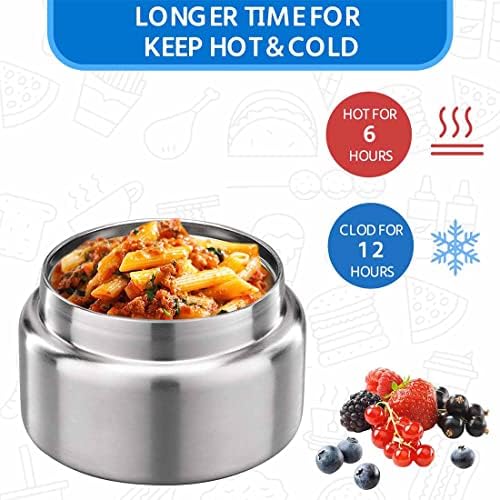 MAISON HUIS 8oz Soup Thermo Wide Mouth Vacuum Insulated Stainless
