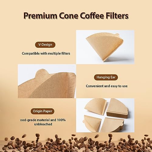 PakTalk 200Pack V60 Coffee Filter