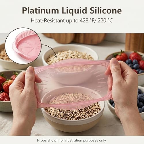 Silicone Stretch Lids, 12 Pack