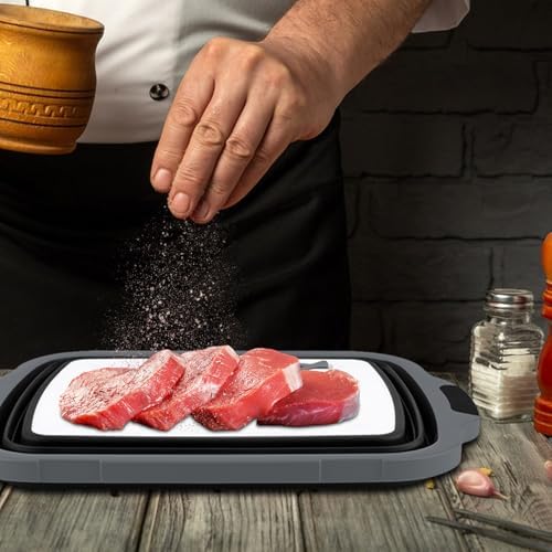 2-Pack XL Collapsible BBQ Prep Tub with Lid (4.22 Gal / 16L)