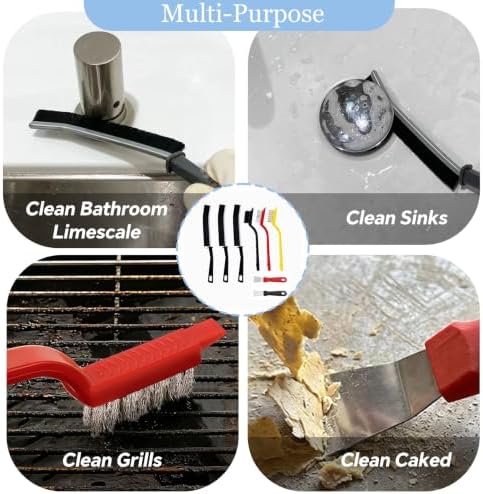 Crevice Cleaning Brush Set, 8pcs