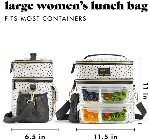 Fit & Fresh Westminster Insulated Lunch Bag with Containers