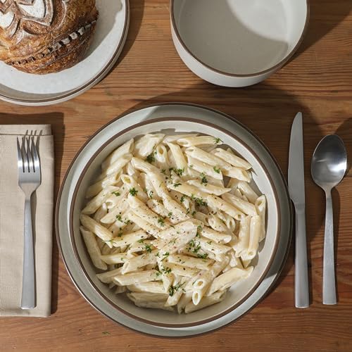 Gibson Elite Gelston Stoneware Matte Reactive Glaze 16 Piece