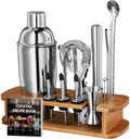 FineDine Stainless Steel Bar Set Cocktail Shaker Set Bartender Kit