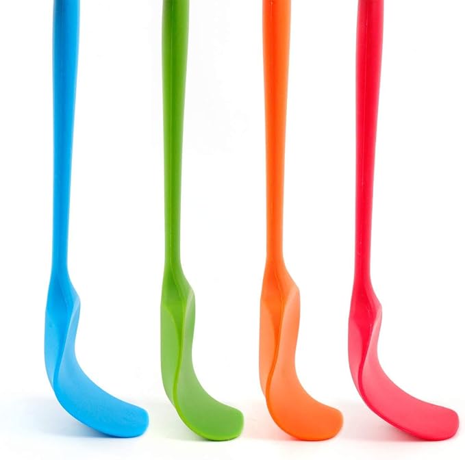 Food Grade Silicone Spatula Set Heat Resistant Small Rubber Spatulas, 4 piece - Image 7
