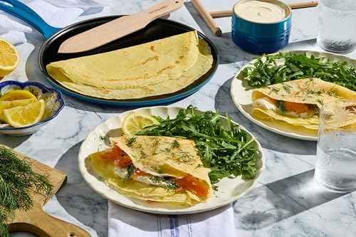 Le Creuset Enameled Cast Iron Traditional Round Crepe Pan, 10.25"