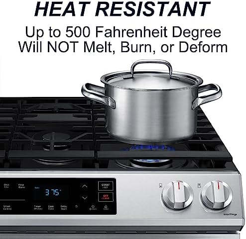 GE 30 inchGas Range Protectors - Non Stick Stove Protector for Gas