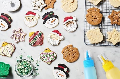 Cookie Icing Bottles, 6 Squeeze Applicators, 1/2/4 Ounces