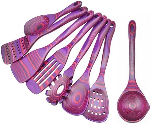 8 PCS Pakkwood Kitchen Utensil Set | Kitchen Cooking Utensil Set with