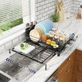 Simple Trending Expandable Dish Drying Rack, Black