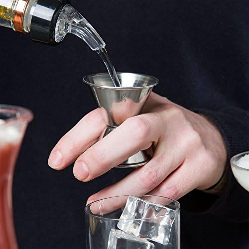 Jigger Set of 3 Stainless Steel Double Jiggers 1 & 2 oz., 3/4 & 1 1/2