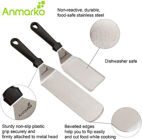 Spatula Turner Stainless Steel - Metal Spatula Set - Hibachi Spatula