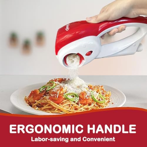 Cushore Electric Hard Cheese Grater, CES03D, Red