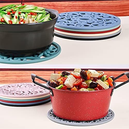 Smitchraft Silicone Trivets for Hot Dishes, Pots and Pans, Hot Pads