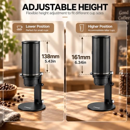 Pour Over Coffee Stand, Height Adjustable & Foldable Coffee Dripper