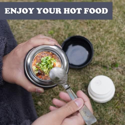 Thermo for Hot Food & Drinks, Thermo Lunch Box, 17oz Vacuum Insulated