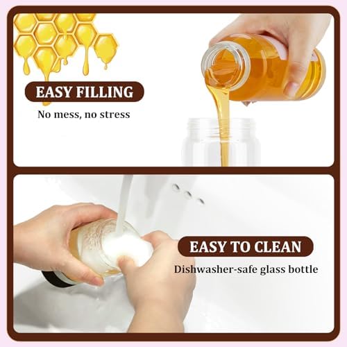 Aelga Honey Dispenser, 9 oz