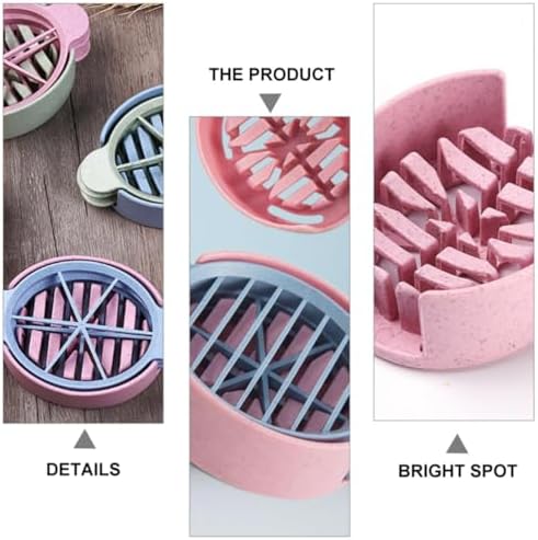Wheat Stalk Egg Slicer PP Food Cutting Tool for Uniform Wedges