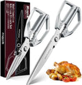Huusk Heavy Duty Kitchen Shears, 2 Pack Japanese Steel Kitchen