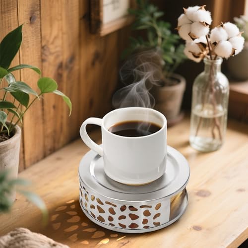 Coloch 3 Pack Teapot Warmer, Stainless Steel Tea Warmer with Tealight