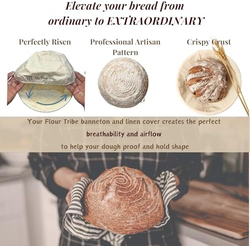 Banneton Bread Proofing Basket: Sourdough Bread Baking Supplies