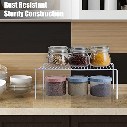 Kitchen Cabinet Shelf Organizer Set of 3, Large (15.7 x 9.4 inch)