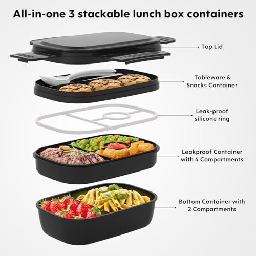 HOMETALL Bento Box Adult Lunch Box Containers