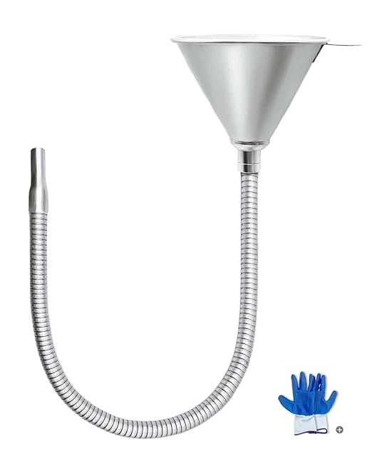 24.8" Steel Bendable Universal Spout Funnel by Unknown