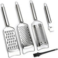 Cheese Grater Lemon Zester Grater with Handle Kitchen Grater Set of 5