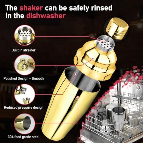 24oz Cocktail Shaker Set Martini Shaker Set Bartender Set