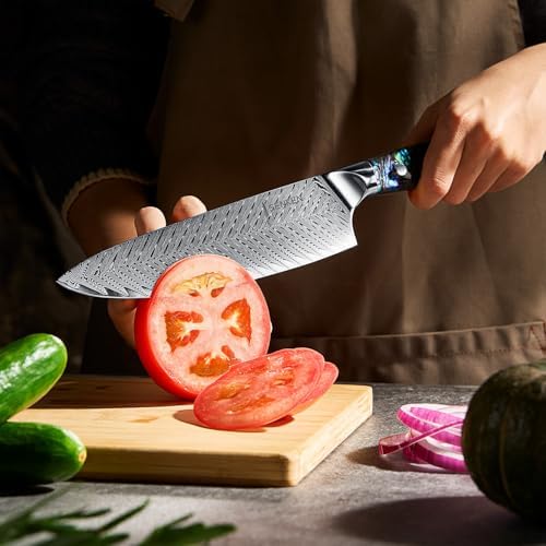 SENKEN Umi Collection 5-Piece Damascus Steel Knife Set