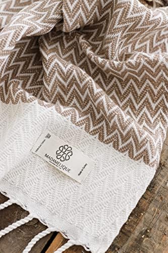 Madamelique Exclusive Hand Towels Set of 2-18 x 40 Inches - Decorative