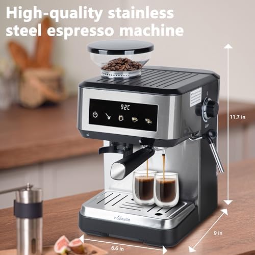 20Bar Espresso Machine with Built-in Grinder