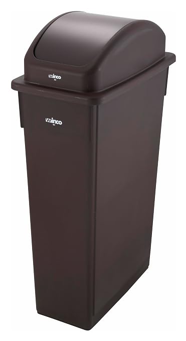 Winco Slender Trash Can - Image 2